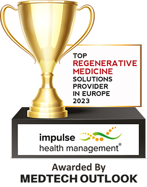 impulse health management Top Regenerative Medicine Solutions Provider in Europe 2023 awarded by Medtech Outlook